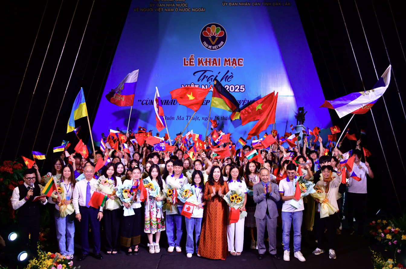 105 thanh niên kiều bào từ 35 quốc gia và vùng lãnh thổ dự Trại hè Việt Nam 2026